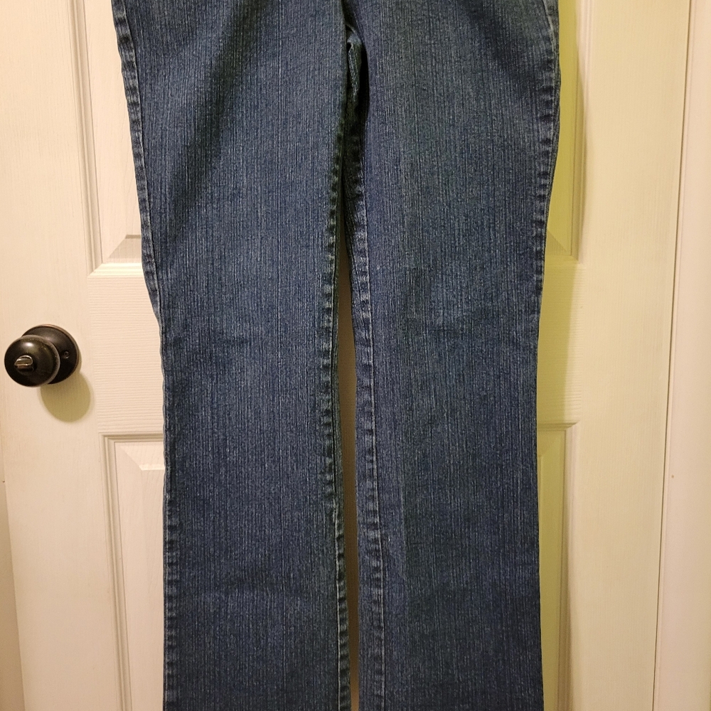 Apple Bottoms Blue Denim Jeans with Contrast Stitching - Picture 8 of 8